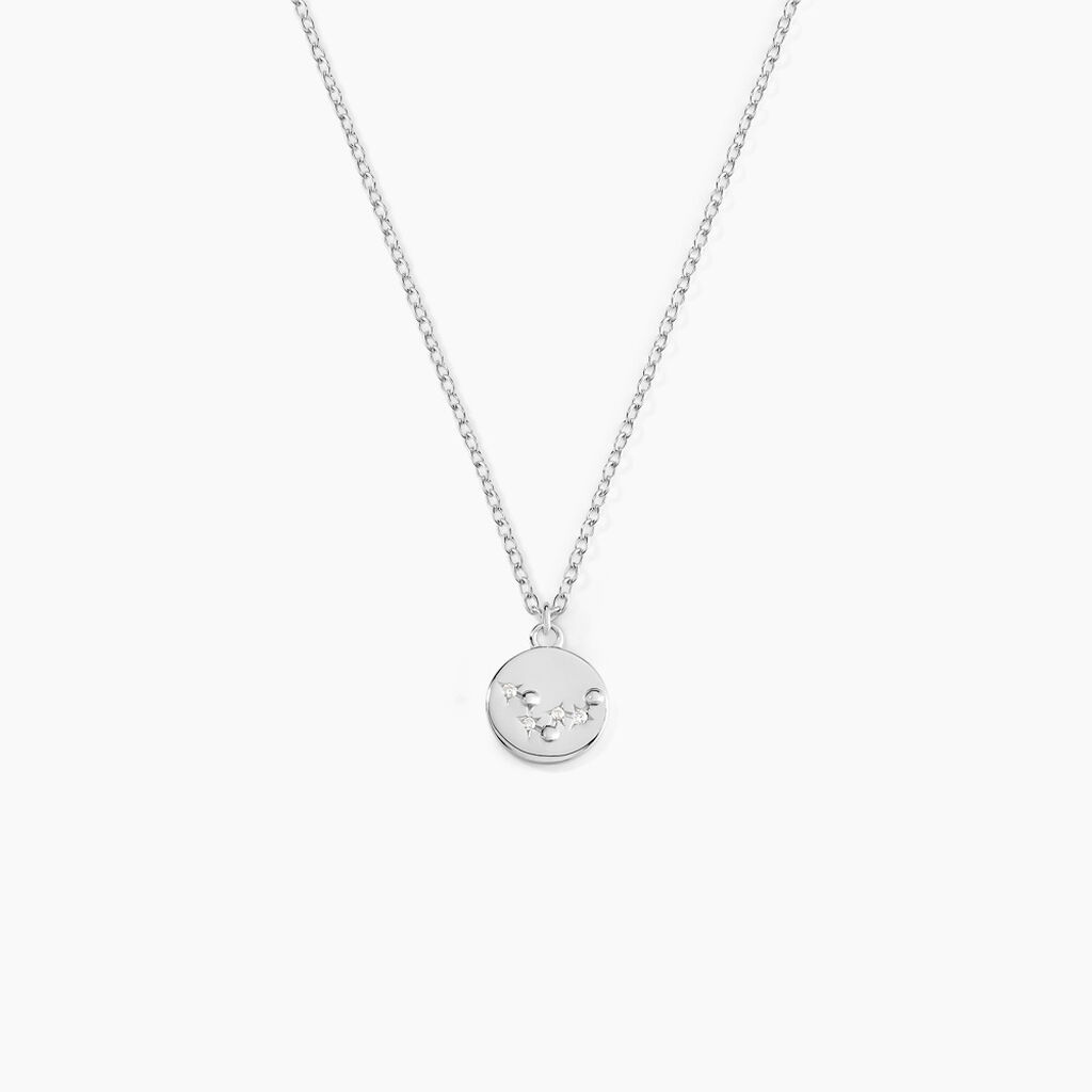 Collier Despina Argent Blanc Oxyde De Zirconium - Colliers avec pierres Femme | Marc Orian