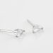 Boucles D'oreilles Puces Anaru Argent Blanc Oxyde De Zirconium - Puces Femme | Marc Orian