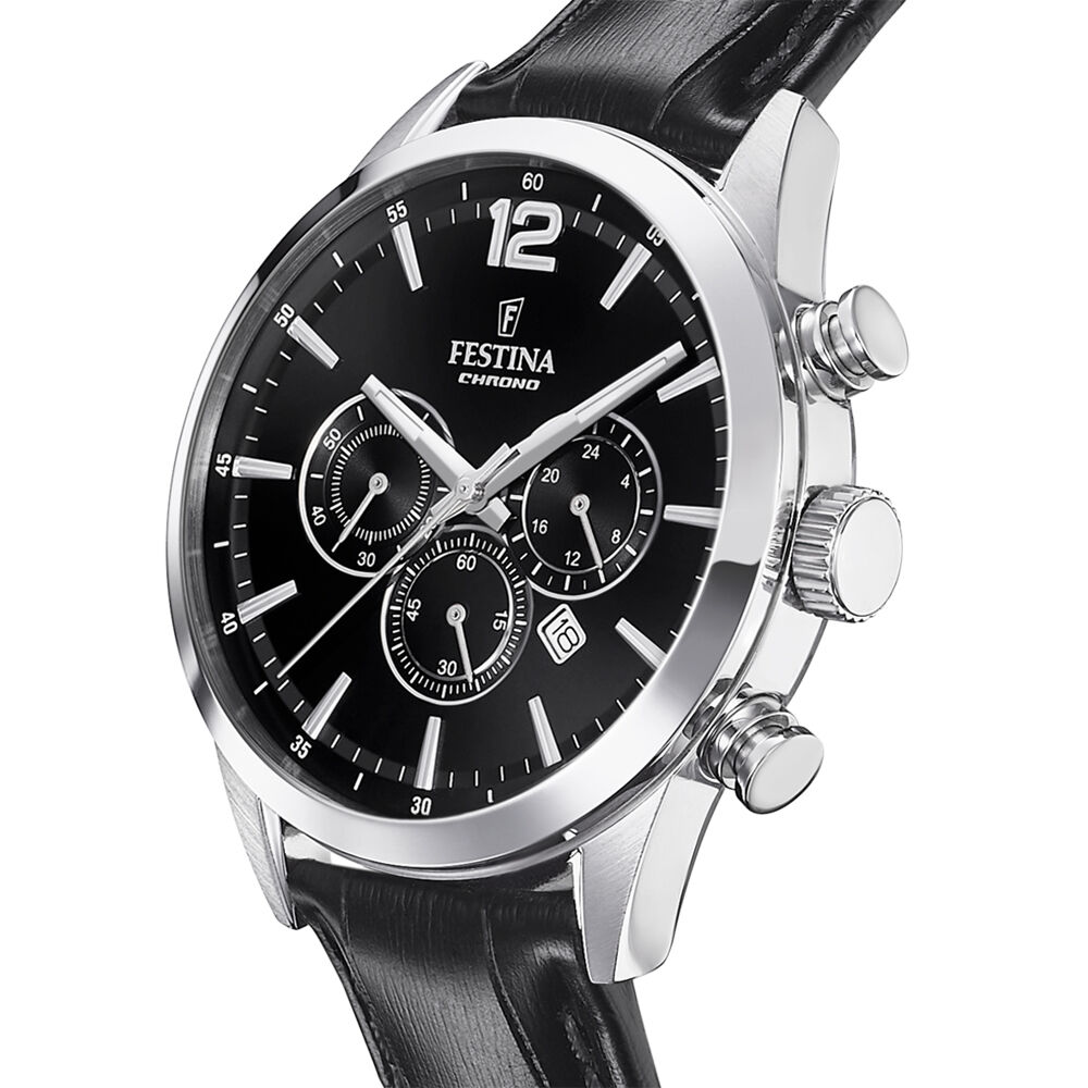 Montre Festina Timeless Chrono 44 Noir - Montres classiques Homme | Marc Orian