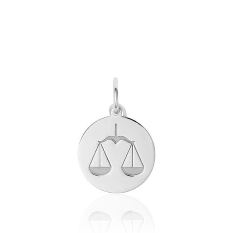 Pendentif Zodiaque Rond Argent Blanc - Bijoux personnalisés Famille | Marc Orian