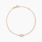 Bracelet L'amour Color&eacute; Or Jaune Nacre - Bracelets cha&icirc;nes Femme | Marc Orian