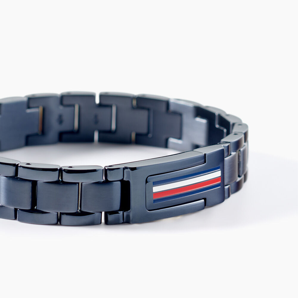 Bracelet Tommy Hilfiger Mason Acier Bleu - Bracelets cha&icirc;nes Homme | Marc Orian