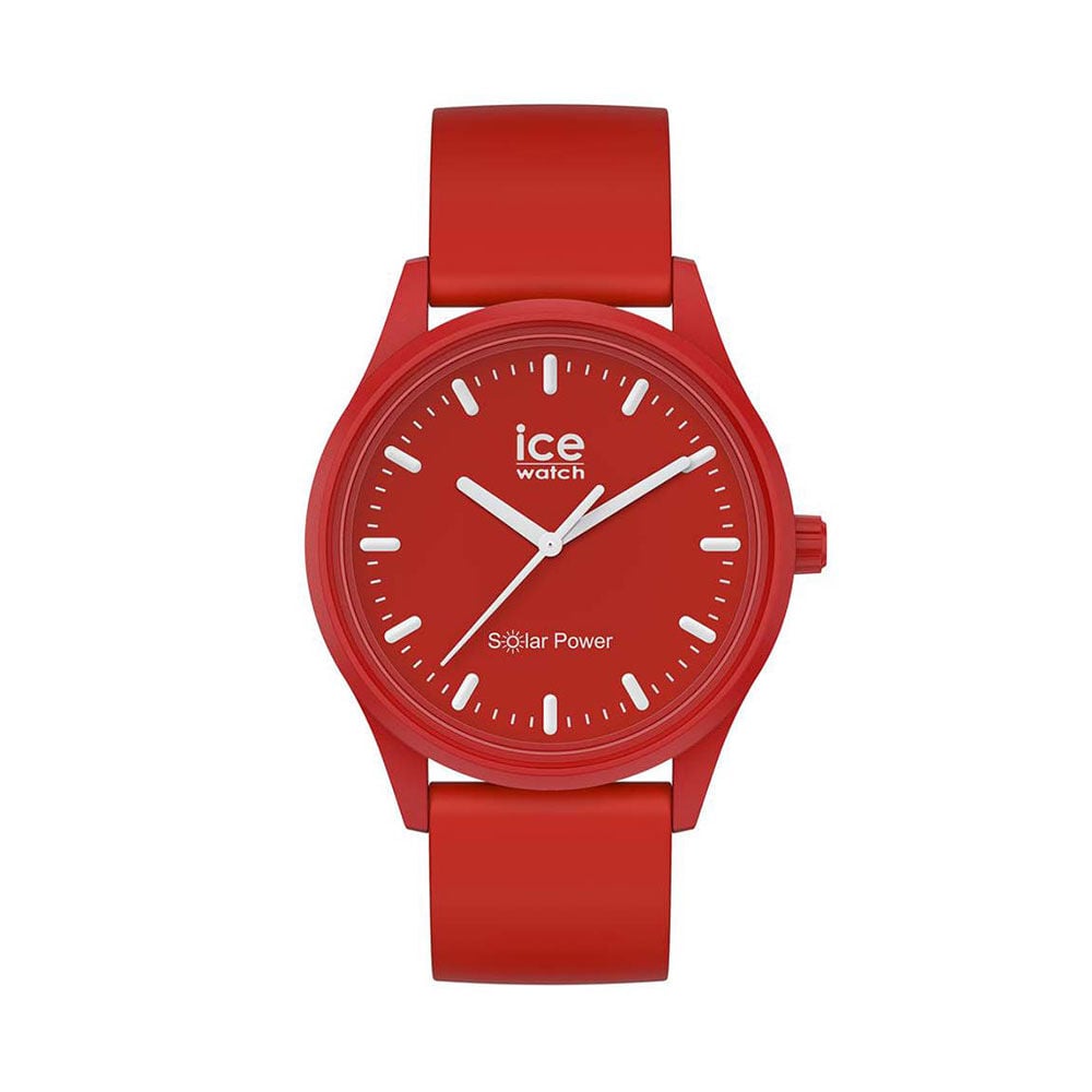 Montre Ice Watch Solar Power Rouge - Montres étanches Famille | Marc Orian