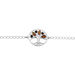 Bracelet Argent Blanc Odaya Ambre