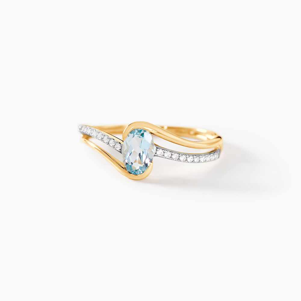 Bague Or Jaune Anja Topaze - Bagues pierres fines Femme | Marc Orian