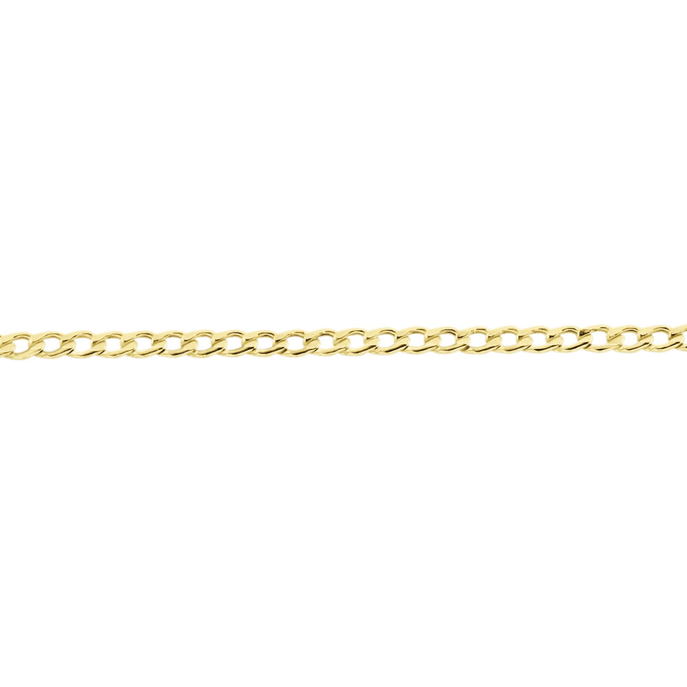 Bracelet Iris Or Jaune Maille Gourmette - Bracelets mailles Femme | Marc Orian