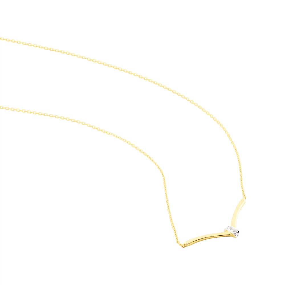 Collier Rosmerta Or Jaune Diamant - Colliers avec pierres Femme | Marc Orian