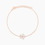 Bracelet Siriana Argent Rose Oxyde De Zirconium - Bracelets fantaisie Femme | Marc Orian