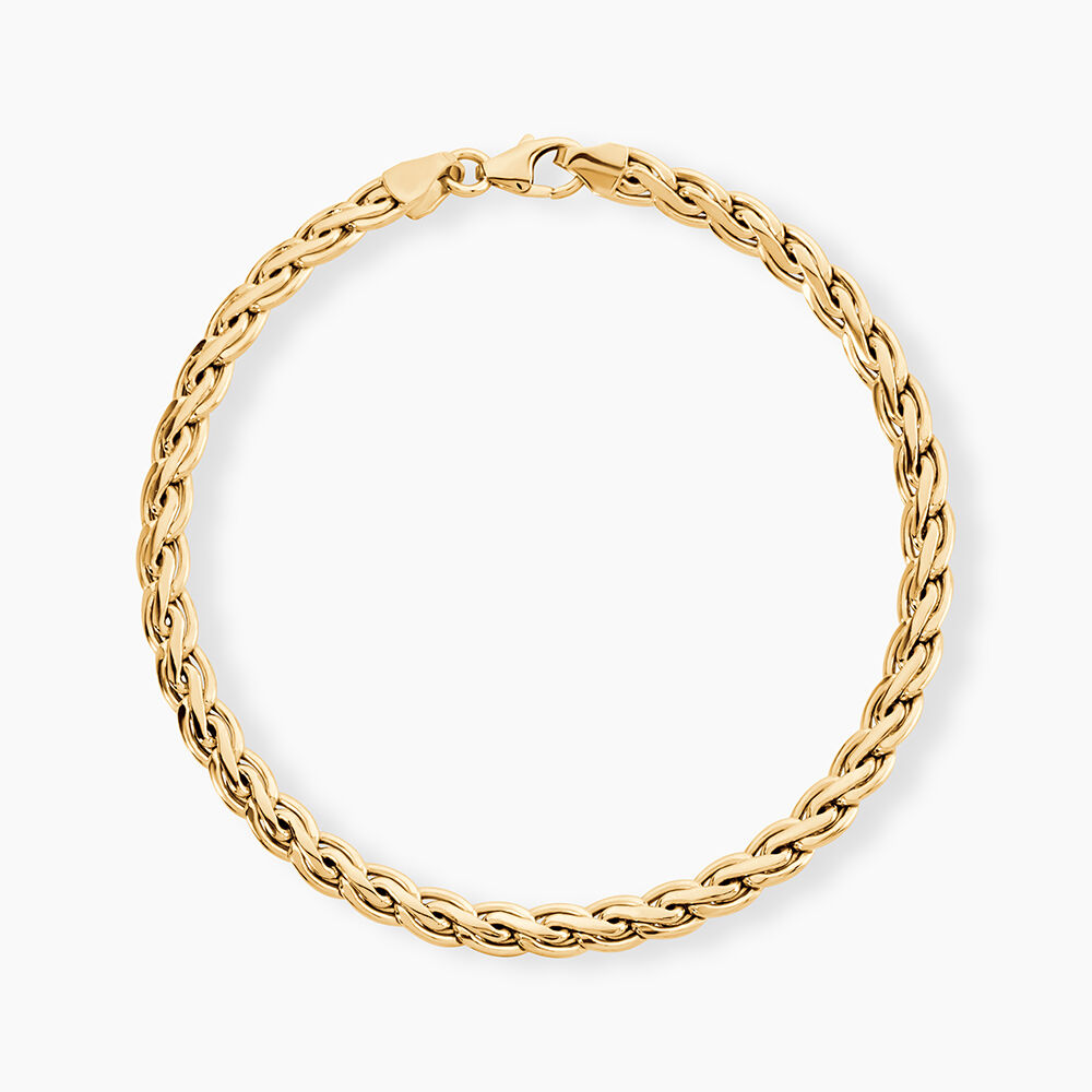 Bracelet Jayna Maille Palmier Or Jaune - Bracelets mailles Femme | Marc Orian