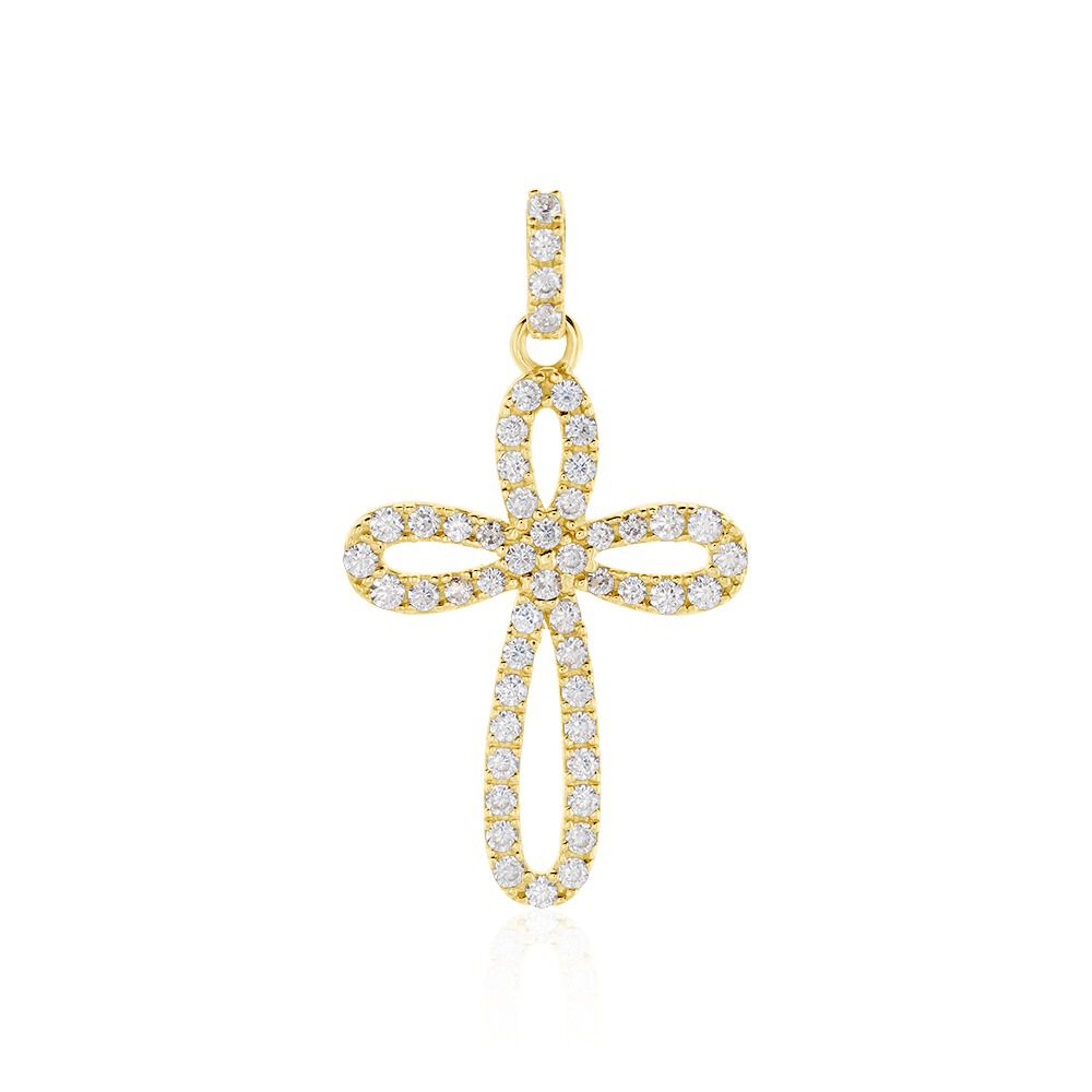 Pendentif Chastity Or Jaune Oxyde De Zirconium - Pendentifs Femme | Marc Orian