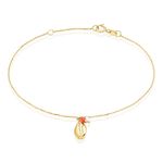 Bracelet Vitamin Sea Or Jaune Perle De Culture Corail - Bracelets cha&icirc;nes Femme | Marc Orian