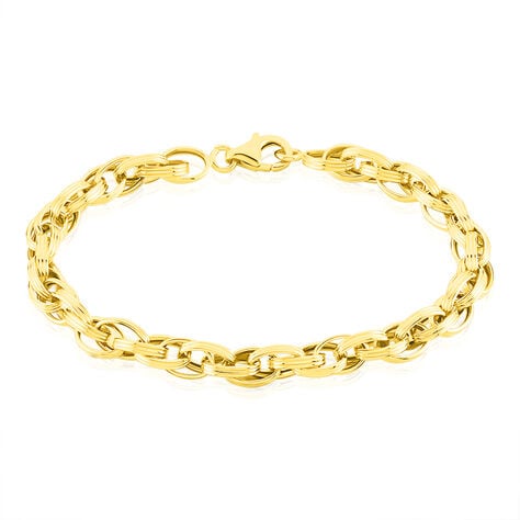 Bracelet Aaron Maille Fantaisie Or Jaune - Bracelets mailles Femme | Marc Orian