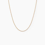 Cha&icirc;ne Igoa Maille For&ccedil;at Diamantee Or Jaune - Chaines Famille | Marc Orian