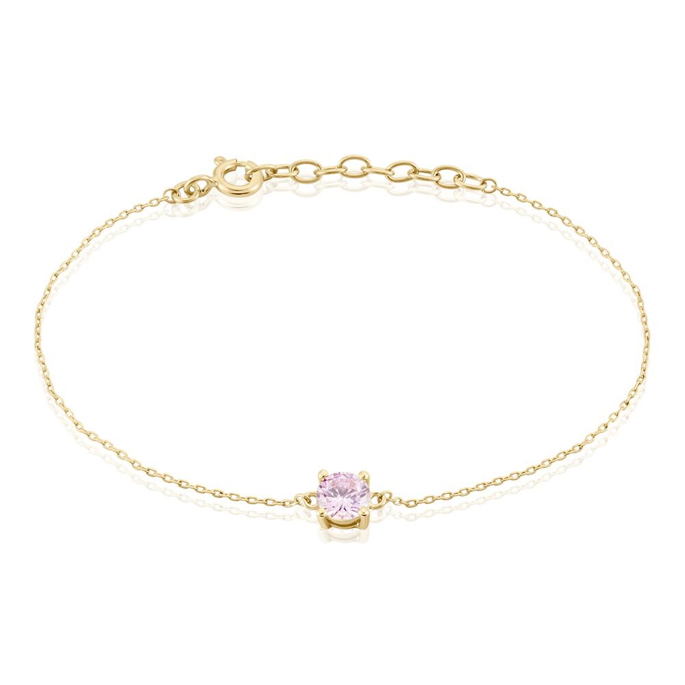 Bracelet Plaqu&eacute; Or Jaune Nilay Oxyde De Zirconium - Bracelets fantaisie Femme | Marc Orian