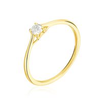 Bague Solitaire Solenia Or Jaune Diamant