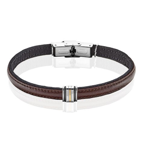 Bracelet homme acier noir