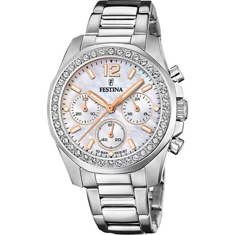 Montre Festina Boyfriend Nacr&eacute; - Montres &eacute;tanches Femme | Marc Orian