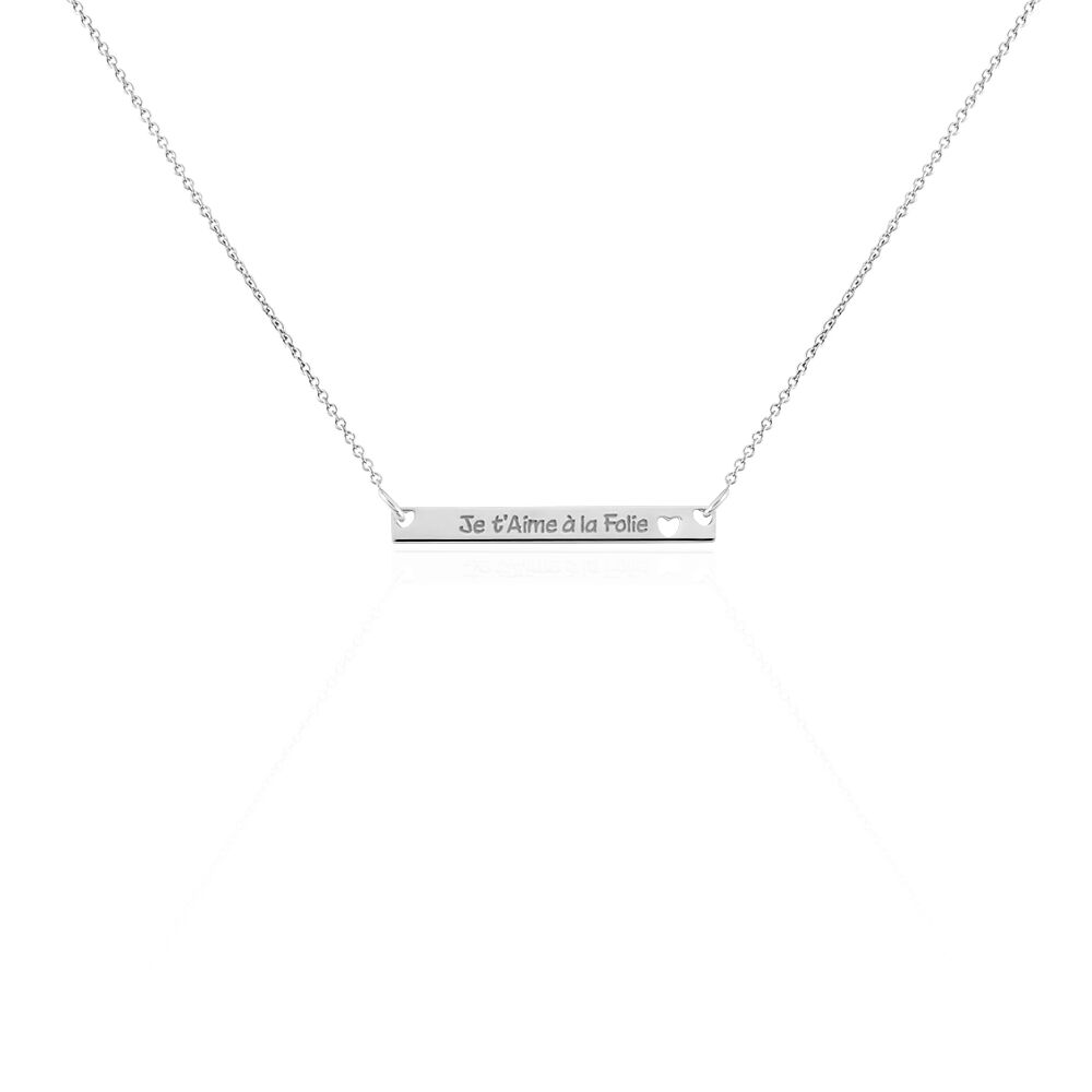 Collier Karelle Argent Blanc - Colliers fantaisie Femme | Marc Orian