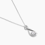 Collier Absa Argent Blanc Oxyde De Zirconium - Colliers avec pierres Femme | Marc Orian