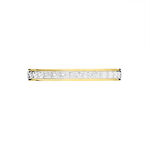 Alliance Grain De Folie Diamantee Ruban Plat Or Bicolore - Alliances duo Unisex | Marc Orian