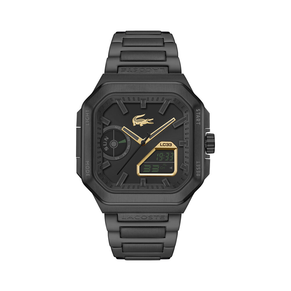 Montre Lacoste Lc33 Square Noir - Montres &eacute;tanches Homme | Marc Orian