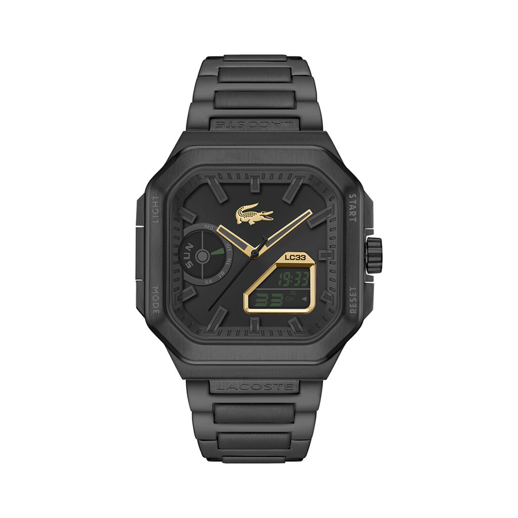 Montre Lacoste Lc33 Square Noir - Montres &eacute;tanches Homme | Marc Orian