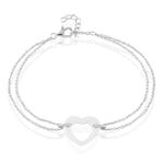 Bracelet Vivianne Argent Blanc Oxyde De Zirconium Et C&eacute;ramique - Bracelets fantaisie Femme | Marc Orian