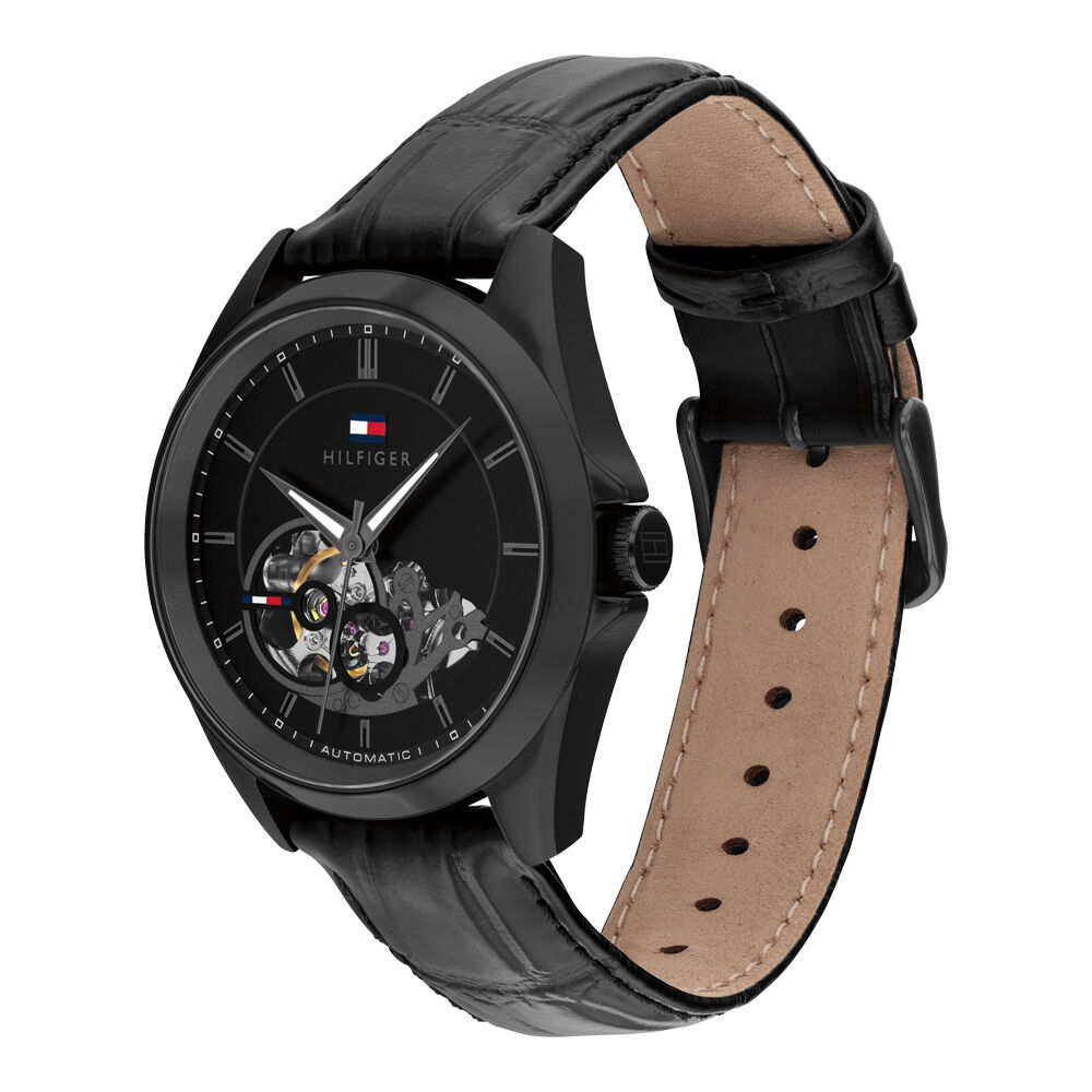 Montre Tommy Hilfiger Baker Automatic Noir - Montres Homme | Marc Orian
