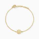 Bracelet Aurore Acier Dore Oxydes De Zirconium - Bracelets cha&icirc;nes Femme | Marc Orian