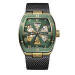 Montre Montignac Tonneau Automatique Vert - Montres automatiques Homme | Marc Orian