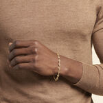 Bracelet Maille Dami Maille Grain De Cafe Or Jaune - Bracelets mailles Homme | Marc Orian