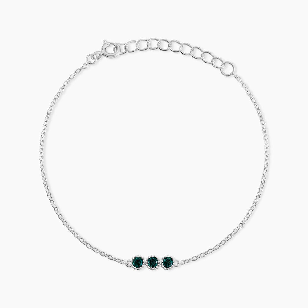 Bracelet Kasey Argent Blanc Oxyde De Zirconium - Bracelets fantaisie Femme | Marc Orian