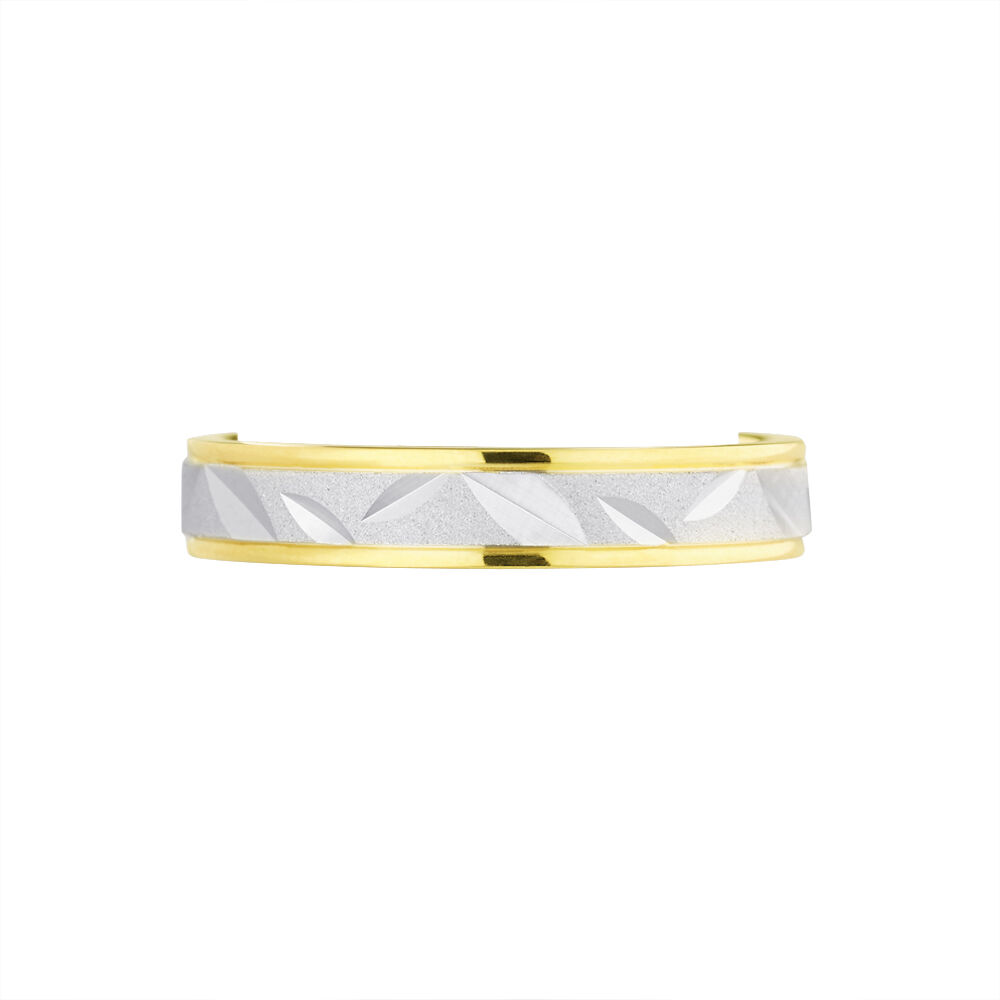 Alliance Ilki Ruban Or Bicolore - Alliances duo Unisex | Marc Orian