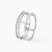 Bague Christie Argent Blanc Oxyde De Zirconium - Bijoux fantaisie Femme | Marc Orian
