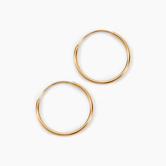 Créoles Muses Or Jaune - Boucles d'oreilles Créoles Femme | Marc Orian