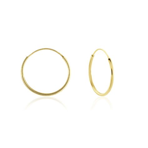 Créoles Muses Or Jaune - Boucles d'oreilles Créoles Femme | Marc Orian