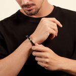 Bracelet Hyba Or Acier Bicolore - Bracelets cha&icirc;nes Homme | Marc Orian