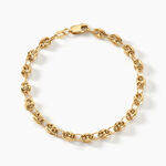 Bracelet Maille Dami Maille Grain De Cafe Or Jaune - Bracelets mailles Femme | Marc Orian