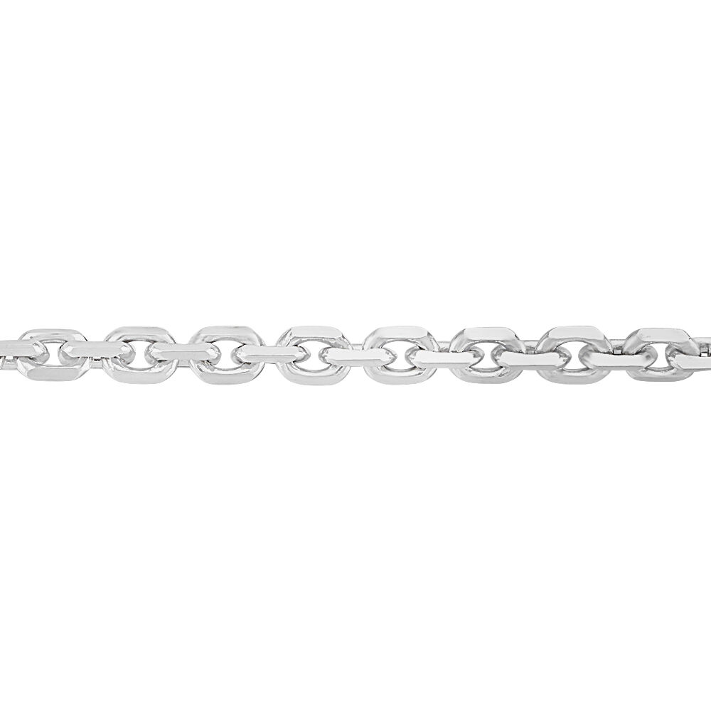 Cha&icirc;ne Claudine Argent Blanc - Colliers fantaisie Homme | Marc Orian