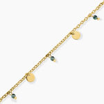 Bracelet Athena Acier Jaune Turquoise - Bracelets Medailles Femme | Marc Orian