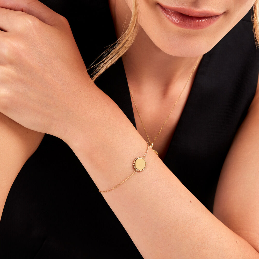 Bracelet Aurore Acier Jaune Forme - Bracelets chaînes Femme | Marc Orian