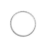 Alliance Roxie Demi Jonc Classique Or Blanc - Alliances duo Unisex | Marc Orian