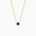 Collier Safae Or Jaune Am&eacute;thyste - Colliers avec pierres Femme | Marc Orian