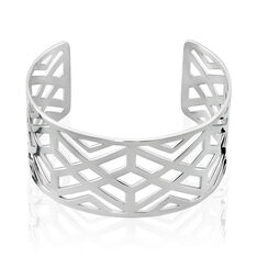 Bracelet Manchette Vlera Acier Blanc - Bracelets manchettes Femme | Marc Orian