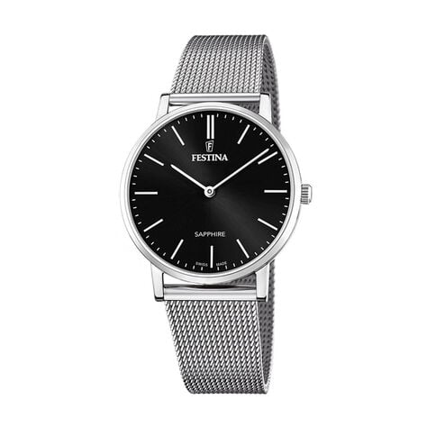 Montre Festina Swiss Made Noir - Montres classiques Homme | Marc Orian