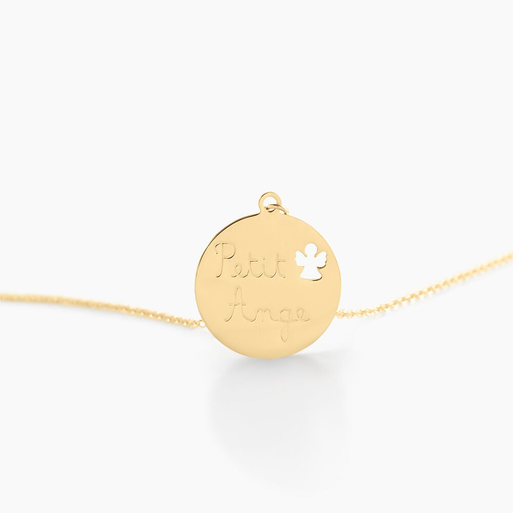 Collier Benedicte Message Or Jaune - Colliers ete Enfant | Marc Orian