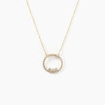 Collier Rodica Or Jaune Oxyde De Zirconium - Colliers avec pierres Femme | Marc Orian