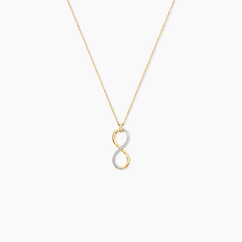 Collier Infino Or Jaune Diamant - Colliers avec pierres Femme | Marc Orian