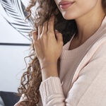 Bracelet Capucin Or Blanc Maille Marine Plate - Bracelets mailles Femme | Marc Orian