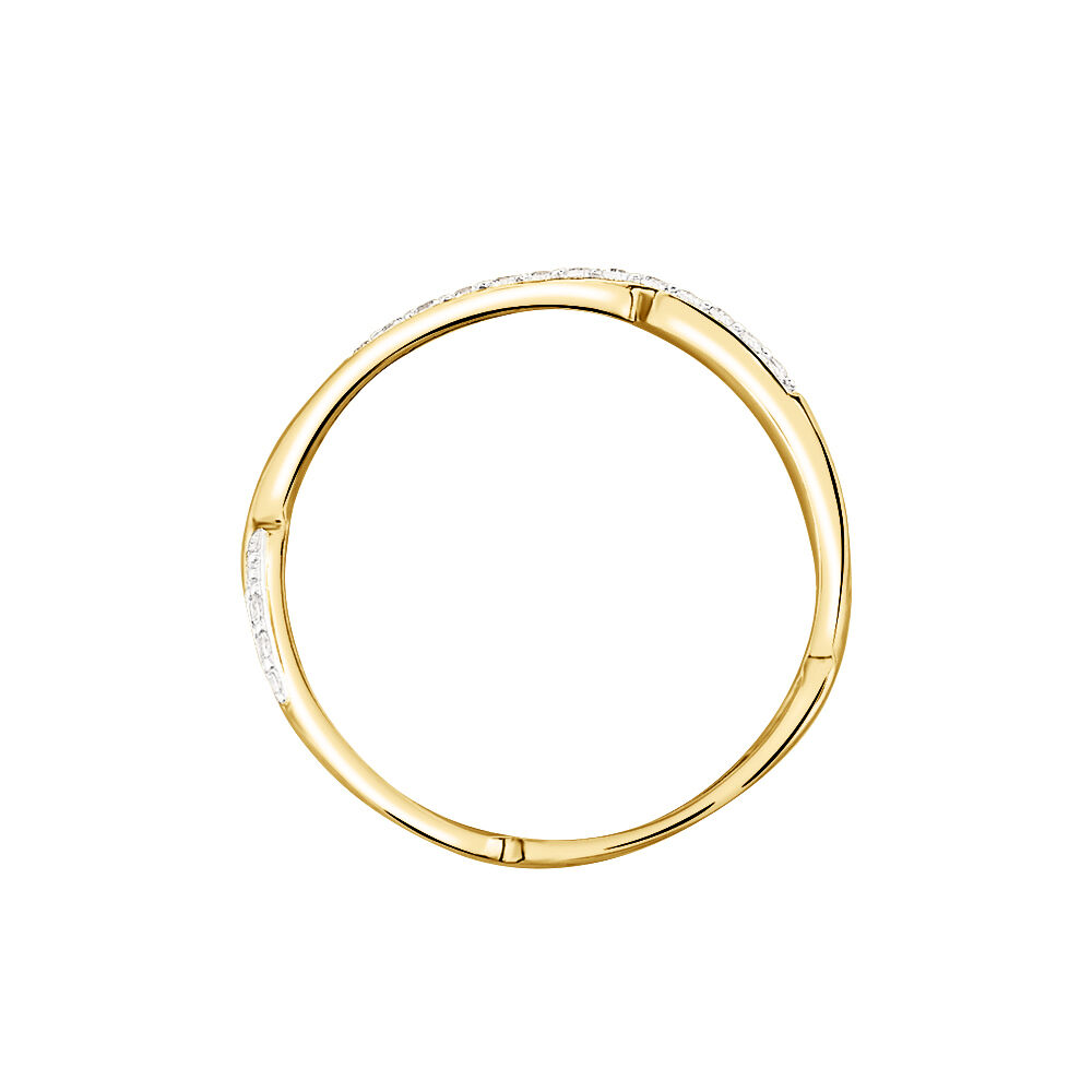 Bague Eister Or Jaune Oxyde De Zirconium - Bagues avec pierre Femme | Marc Orian